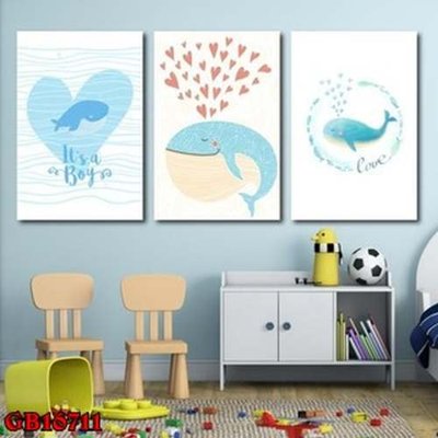 File in trần File gốc in bộ tranh decor treo tráng gương canvas GB16711 (file gốc) phong thủy