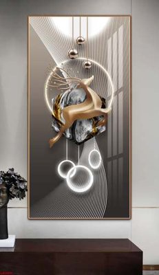 File tranh trang trí File gốc in bộ tranh decor treo tráng gương canvas GB16852 (file gốc)