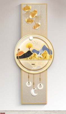 File gốc File gốc in bộ tranh decor treo tráng gương canvas GB16858 (thiết kế) cho in ấn