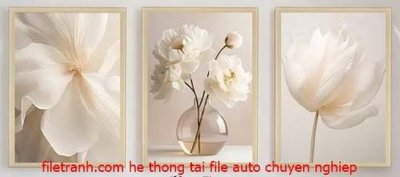File gốc File gốc in bộ tranh decor treo tráng gương canvas GB18033 (in tráng gương) hiện đại