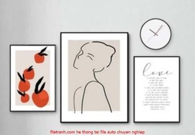 Tải xuống file tranh gốc File gốc in bộ tranh decor treo tráng gương canvas GB18036 (PSD/TIFF)