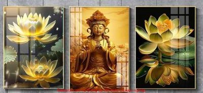 File gốc in ấn File gốc in bộ tranh decor treo tráng gương canvas GB18162 (sẵn sàng tải về)