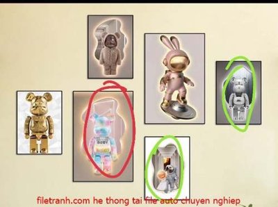 Hình ảnh file gốc in lụa File gốc in bộ tranh decor treo tráng gương canvas GB18178