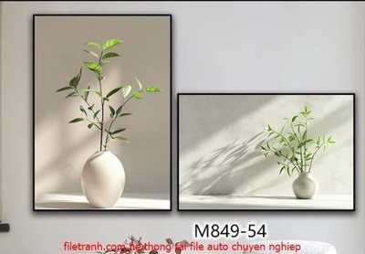 File in trần File gốc in bộ tranh decor treo tráng gương canvas GB18184 (file gốc) xuyên sáng