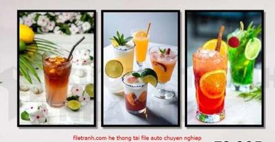 File tranh in mica File gốc in bộ tranh decor treo tráng gương canvas GB18193 (độ phân giải cao)