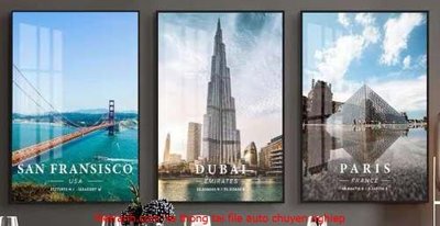 Tải file PSD File gốc in bộ tranh decor treo tráng gương canvas GB18197 (nguyên layer) để in