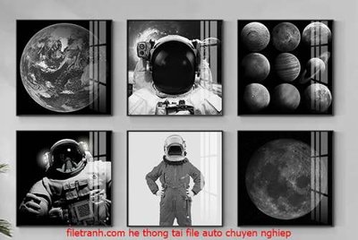 Chi tiết file gốc File gốc in bộ tranh decor treo tráng gương canvas GB18198 (cho in tráng gương)