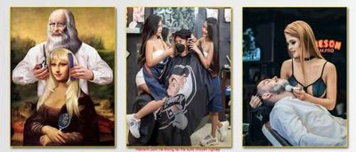 Tải file gốc File gốc in bộ tranh decor treo tráng gương canvas GB18212 (bản PSD) đầy đủ layer