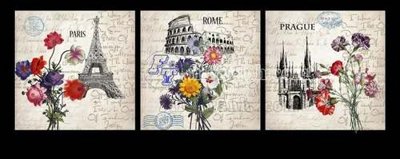 File gốc File gốc in bộ tranh decor treo tráng gương canvas GB20030 (PNG) nền trong suốt