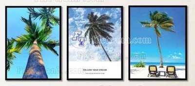 Tải file File gốc in bộ tranh decor treo tráng gương canvas GB20232 (ảnh gốc) in gạch 3D