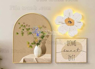 File in lụa File gốc in bộ tranh decor treo tráng gương canvas GB20258 (chất lượng cao) File gốc in bộ tranh decor treo tráng gương canvas GB20258