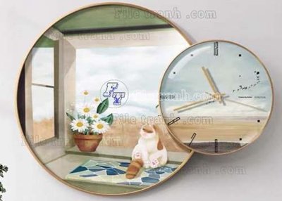 Tải file File gốc in bộ tranh decor treo tráng gương canvas GB20264 (PSD) cho in ấn quảng cáo