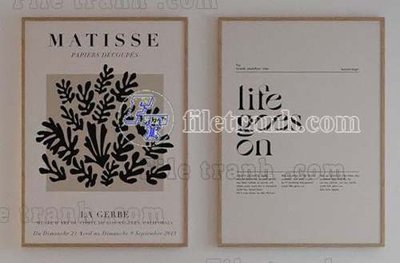 File tranh File gốc in bộ tranh decor treo tráng gương canvas GB20309 (gốc) in backlit film