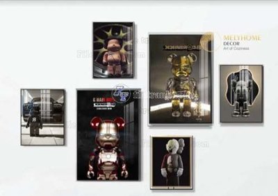 Download file tranh File gốc in bộ tranh decor treo tráng gương canvas GB20357 (file gốc PSD)