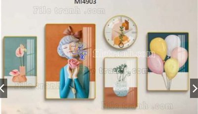 Download file File gốc in bộ tranh decor treo tráng gương canvas GB20369 (gốc) in mica bàn thờ