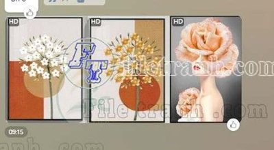 Tải file gốc File gốc in bộ tranh decor treo tráng gương canvas GB20377 (bản PSD) đầy đủ layer