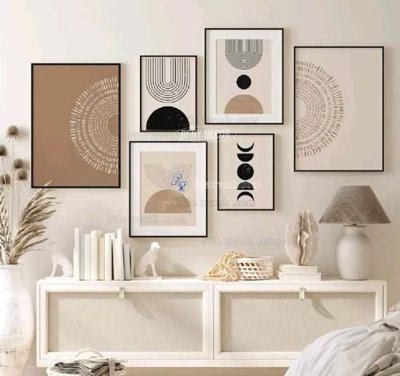 File in trần File gốc in bộ tranh decor treo tráng gương canvas GB20382 (bản gốc) phong cảnh