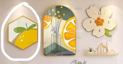 File ảnh File gốc in bộ tranh decor treo tráng gương canvas GB20387 (gốc) trang trí khách sạn