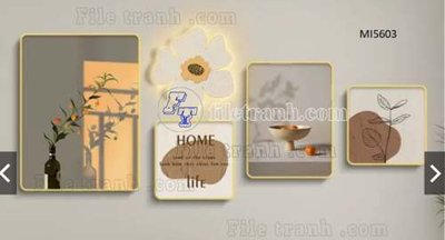 File PSD File gốc in bộ tranh decor treo tráng gương canvas GB20394 (bản gốc) đã tách nền
