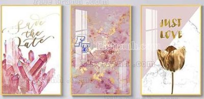 File tranh in trần 3D File gốc in bộ tranh decor treo tráng gương canvas GB20419 (ảnh gốc)