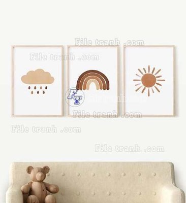 File PSD File gốc in bộ tranh decor treo tráng gương canvas GB20438 (bản gốc) chất lượng nhất