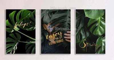 File PSD in ấn File gốc in bộ tranh decor treo tráng gương canvas GB20492 (chất lượng cao)