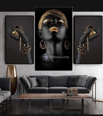 File tranh File gốc in bộ tranh decor treo tráng gương canvas GB20575 (bản gốc) treo quán cafe