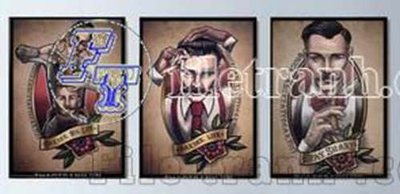 File gốc File gốc in bộ tranh decor treo tráng gương canvas GB20650 (dành cho quảng cáo)