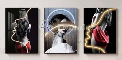 File gốc File gốc in bộ tranh decor treo tráng gương canvas GB20659 (thiết kế) cho in ấn