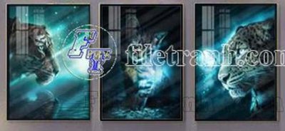 Hình ảnh file gốc File gốc in bộ tranh decor treo tráng gương canvas GB20688 (chất lượng cao)