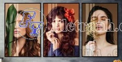 File gốc File gốc in bộ tranh decor treo tráng gương canvas GB20697 (trang trí) phòng làm việc