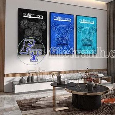 File in ấn File gốc in bộ tranh decor treo tráng gương canvas GB20858 (bản gốc) cao cấp