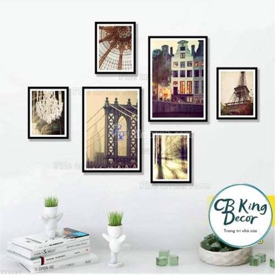 File in trần File gốc in bộ tranh decor treo tráng gương canvas GB20872 (file gốc) hoa văn 3D