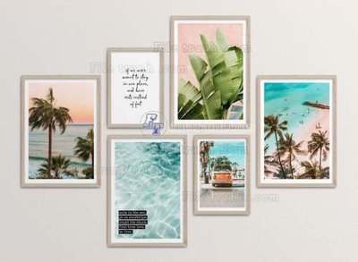 File PSD File gốc in bộ tranh decor treo tráng gương canvas GB20888 (bản gốc) chất lượng nhất