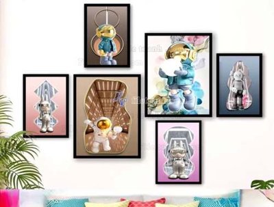 Download file gốc File gốc in bộ tranh decor treo tráng gương canvas GB20896 (in lụa) cao cấp