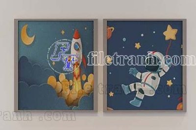 Tải file File gốc in bộ tranh decor treo tráng gương canvas GB21222 (gốc) in ấn ngay lập tức