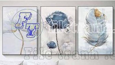 File PSD File gốc in bộ tranh decor treo tráng gương canvas GB21261 (gốc) tách lớp chi tiết