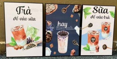 File gốc File gốc in bộ tranh decor treo tráng gương canvas GB21317 (in lụa) chi tiết cao