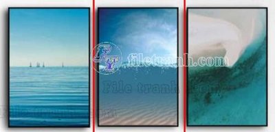 File gốc File gốc in bộ tranh decor treo tráng gương canvas GB21398 (thiết kế) độc quyền