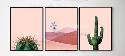 Ảnh gốc file in lụa File gốc in bộ tranh decor treo tráng gương canvas GB21410 chi tiết