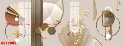 File tranh in trần File gốc in bộ tranh decor treo tráng gương canvas GB22008 (ảnh gốc siêu nét)
