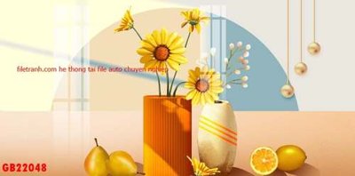 Mua file gốc File gốc in bộ tranh decor treo tráng gương canvas GB22048 (chất lượng) tại Filetranh.com