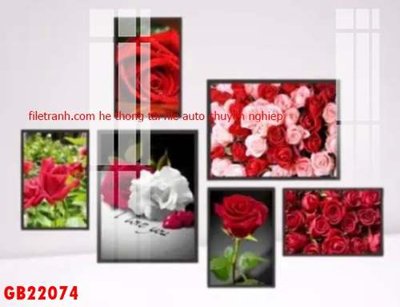 Tải file File gốc in bộ tranh decor treo tráng gương canvas GB22074 (PSD) cho in tranh kính