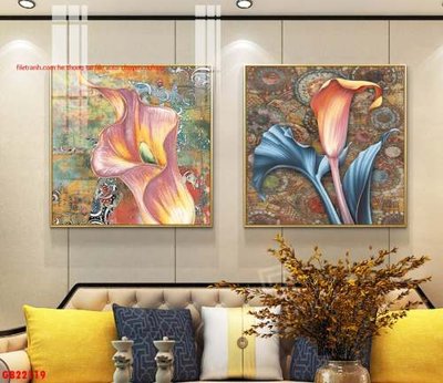 File PSD File gốc in bộ tranh decor treo tráng gương canvas GB22119 (gốc) nhiều lớp (multi-layer)