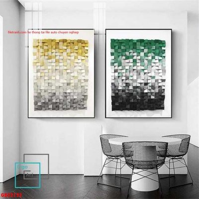 File gốc in mica File gốc in bộ tranh decor treo tráng gương canvas GB22132 chất lượng