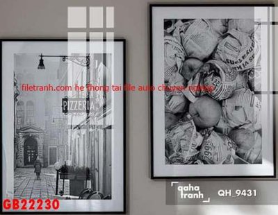 File gốc File gốc in bộ tranh decor treo tráng gương canvas GB22230 (in tráng gương) nghệ thuật