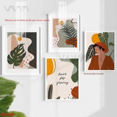 Download file File gốc in bộ tranh decor treo tráng gương canvas GB22384 (gốc) in mica bàn thờ