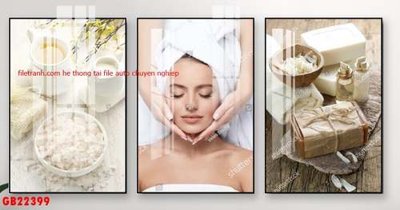Tải file PSD File gốc in bộ tranh decor treo tráng gương canvas GB22399 (nguyên layer) để in