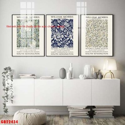 Tải file File gốc in bộ tranh decor treo tráng gương canvas GB22434 (gốc) để in ấn ngay