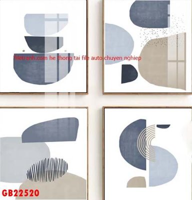 File tranh File gốc in bộ tranh decor treo tráng gương canvas GB22520 (ảnh gốc) độ nét vượt trội